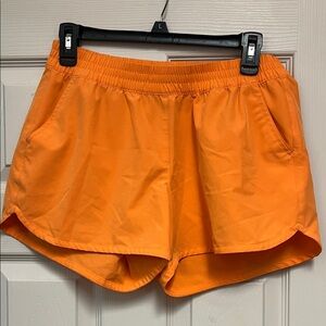 Alpine Women's Vibrant Orange Athletic Shorts